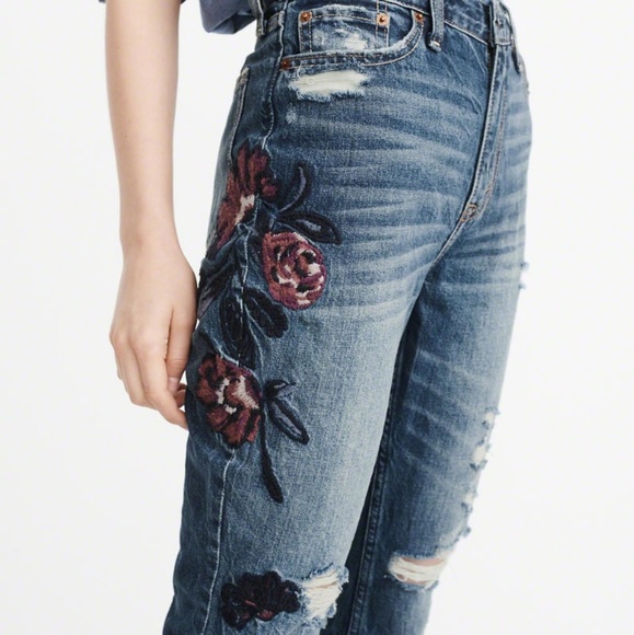 abercrombie and fitch annie girlfriend jeans